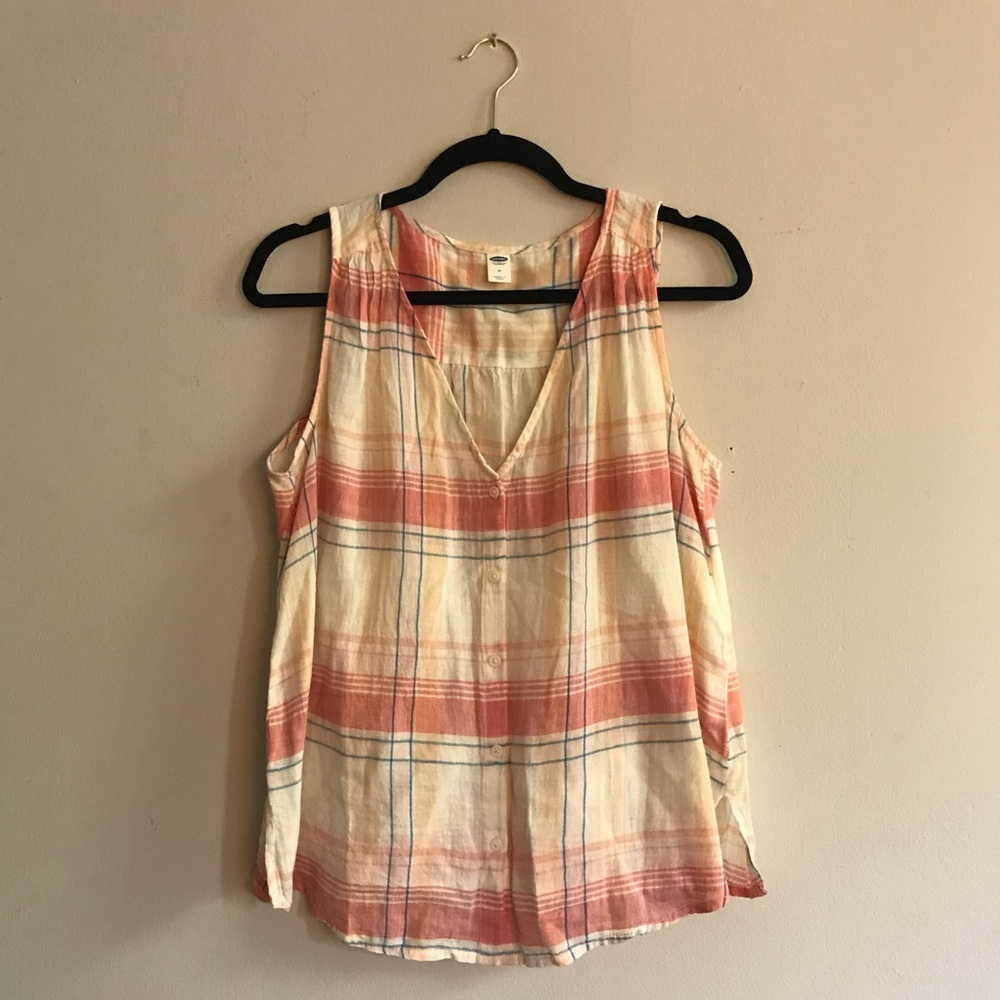 Old Navy Plaid Summer Tank